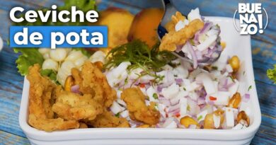 receta de ceviche de pota