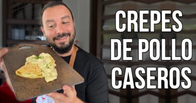 receta de crepes de pollo