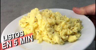 receta de huevos revueltos