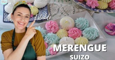 receta de merenguitos de colores
