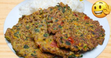 receta de torrejas de lentejas
