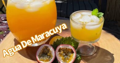receta de agua de maracuya