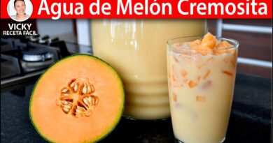 receta de agua de melon
