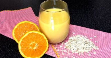 receta de avena con naranja