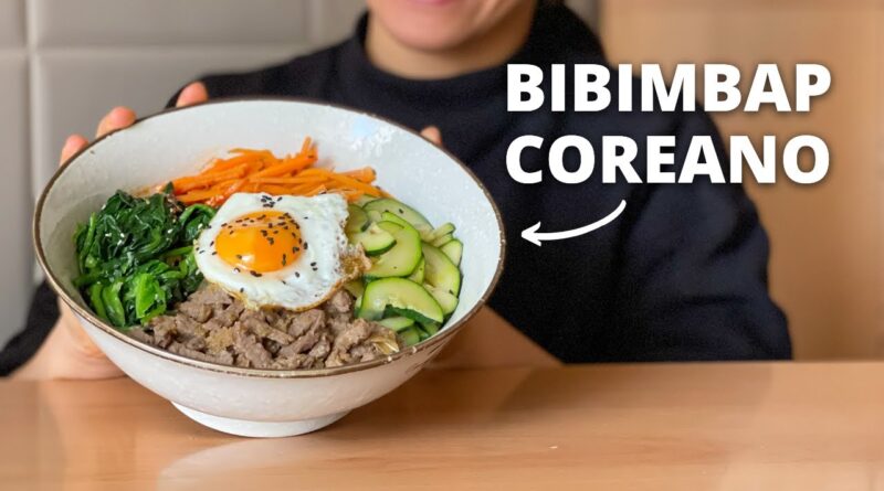 receta de bibimbap coreano