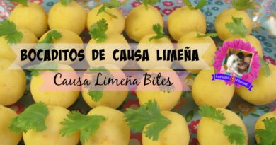 receta de bolitas de causa