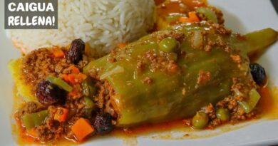 receta de caihua rellena