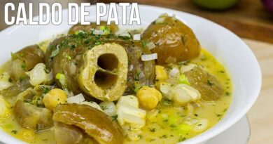receta de caldo de pata