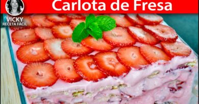 receta de carlota de fresa