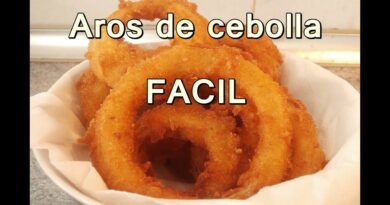 receta de cebolla frita