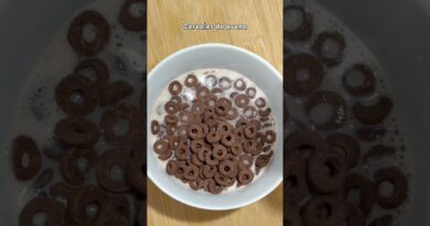 receta de cereal con leche