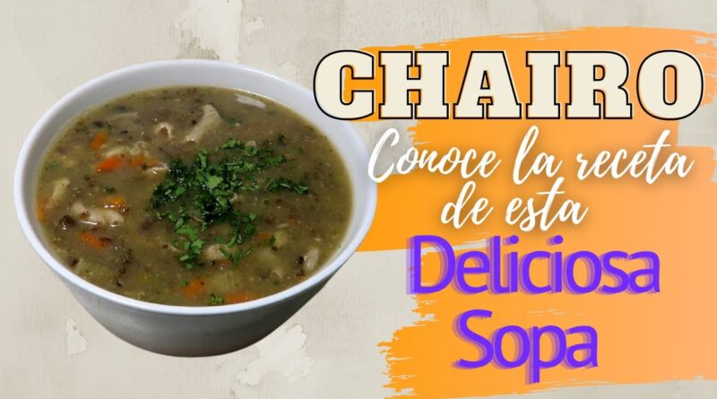 receta de chairo puneño
