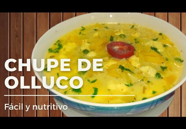 receta de chupe de olluco