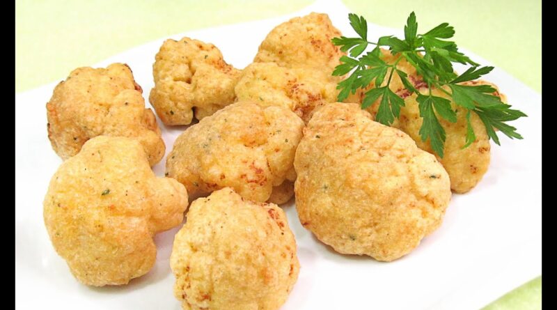 receta de coliflor rebozada