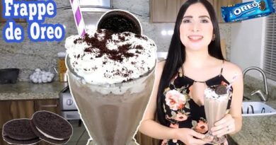 receta de frappe de oreo