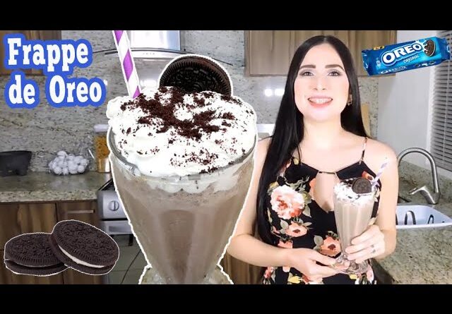 receta de frappe de oreo
