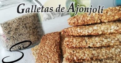 receta de galletas de ajonjoli