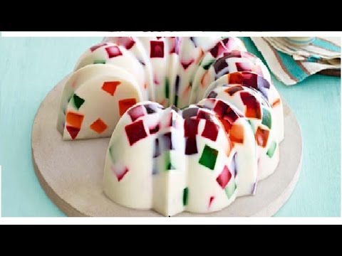 receta de gelatina de mosaico