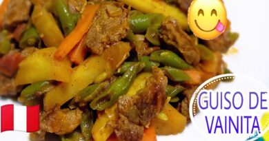 receta de guiso de vainitas