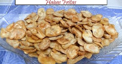 receta de habas fritas