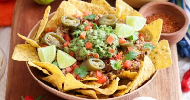 receta de nachos con queso