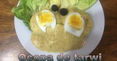 receta de ocopa de tarwi