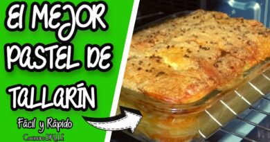 receta de pastel de tallarin