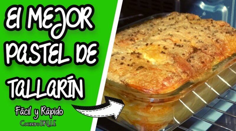 receta de pastel de tallarin