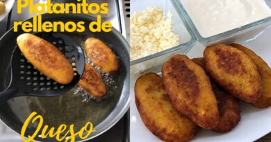 receta de platanos rellenos