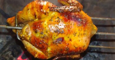 receta de pollo al spiedo
