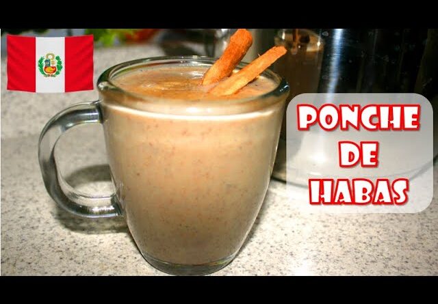 receta de ponche de habas
