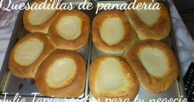 receta de quesadillas de panadería