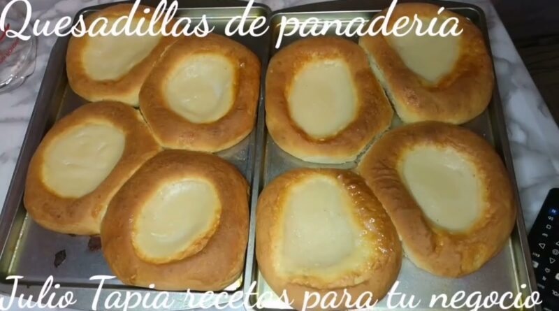 receta de quesadillas de panadería