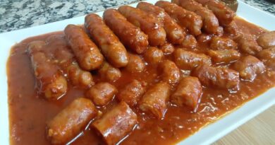 receta de salchichas de cerdo