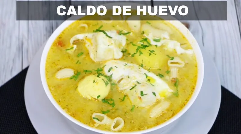receta de sopa de huevo