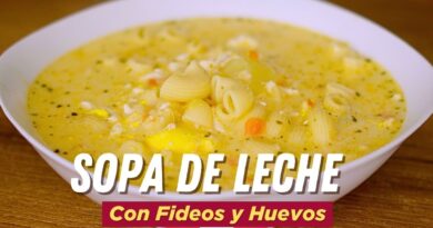 receta de sopa de leche