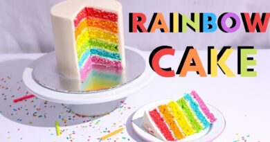 receta de torta de colores