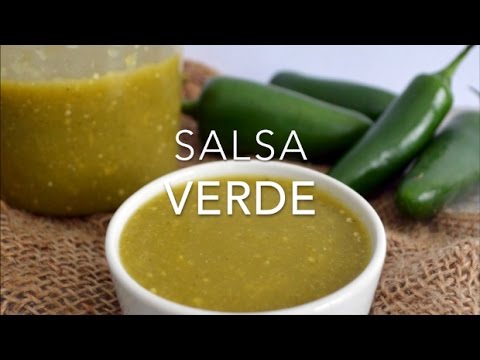 receta de una salsa verde