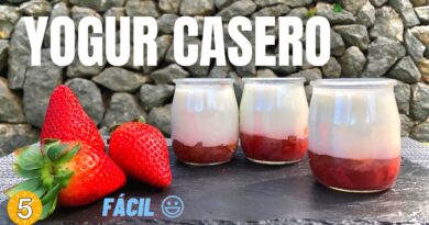 receta de yogurt de fresa