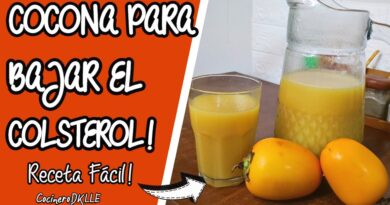 receta de agua de cocona