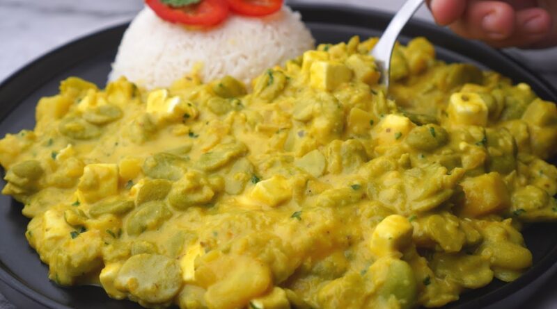 receta de aji de habas