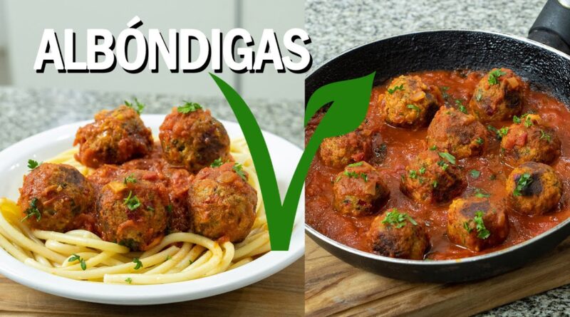 receta de albóndigas de soya