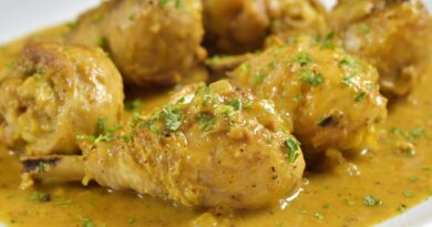 receta de almendrado de pollo