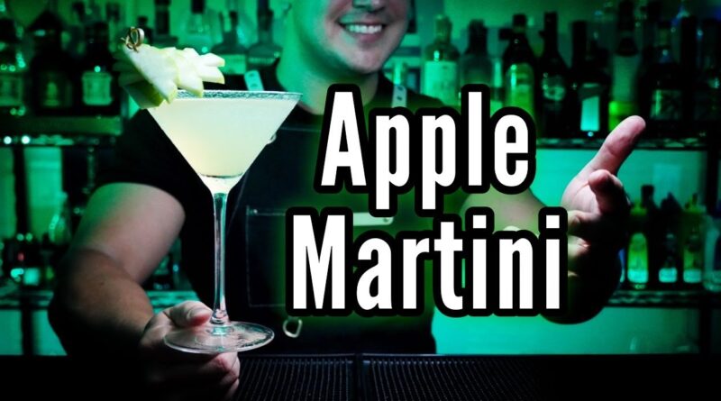 receta de apple martini