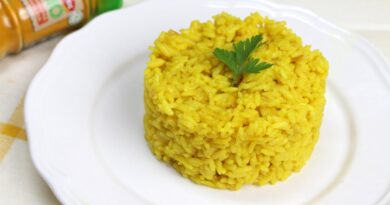 receta de arroz con curcuma