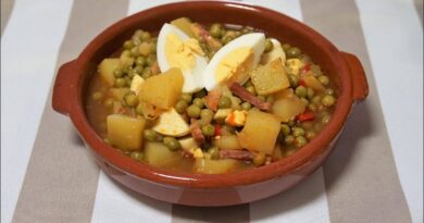 receta de arvejas