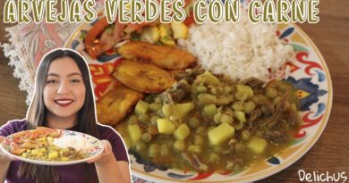 receta de arvejas verdes secas
