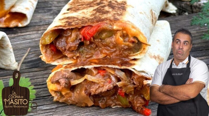 receta de burritos de carne