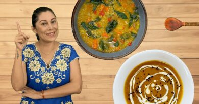 receta de caldo de lentejas