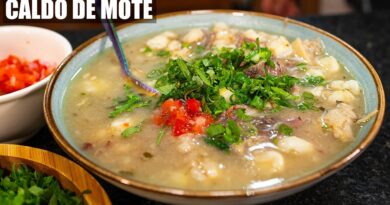 receta de caldo de mote